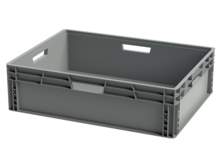 Heavy Duty Stacking Box (87L, Grey) 800 X 600 X 230mm