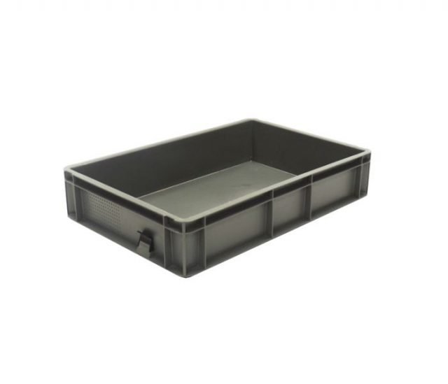 Euro Stacking Box 23 Ltr Solid Grey – 600 x 400