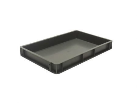 Euro Stacking Box 12 Ltr Solid Grey – 600 x 400