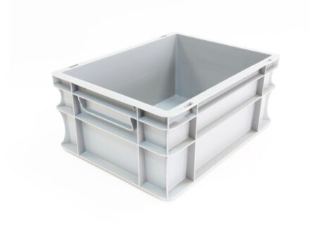 Euro Stacking Box (15L, Grey) 400 x 300 x 170mm