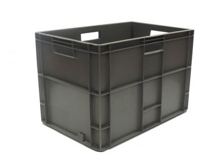 Euro Stacking Box 78 Ltr Solid Grey – 600 x 400