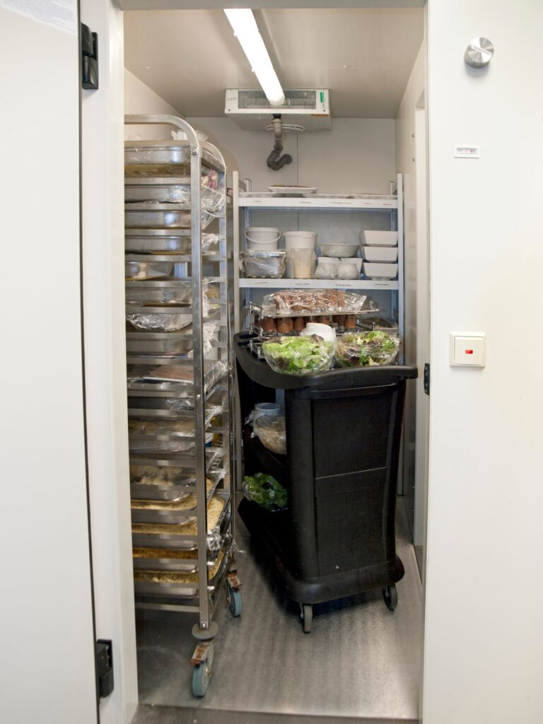 professional kitchen storage